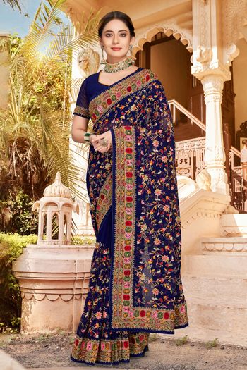 Georgette Designer Saree SR01541183