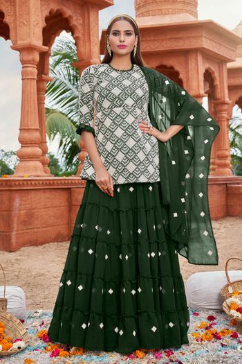 Georgette Embroidery Lehenga Choli LD03880557