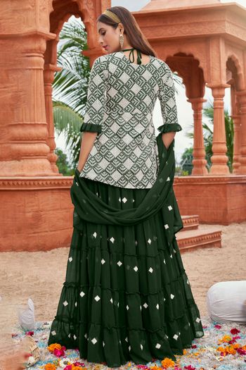 Georgette Embroidery Lehenga Choli LD03880557