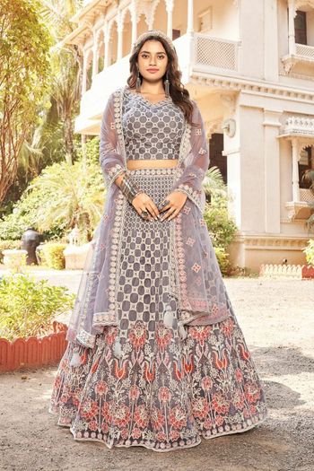 Georgette Embroidery Lehenga Choli LD03880464
