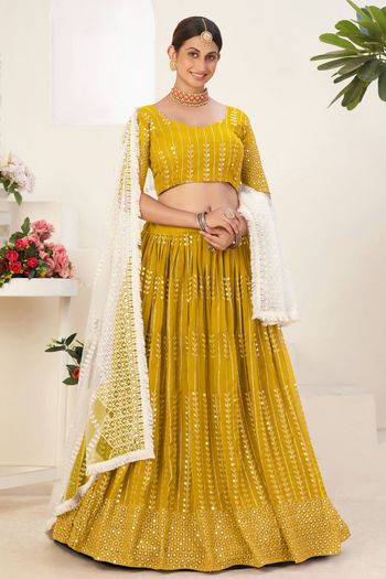 Georgette Embroidery Lehenga Choli LD03880552