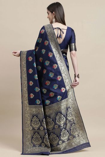 Kanjivaram Silk Woven Work Casual Wear Saree SR03231753