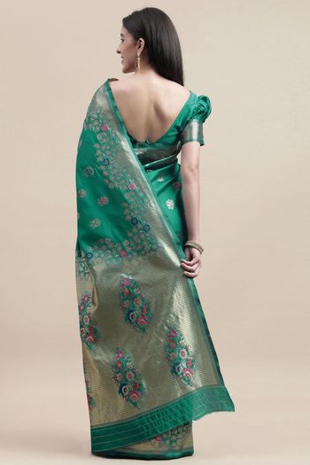 Kanjivaram Silk Woven Work Casual Wear Saree SR03231749