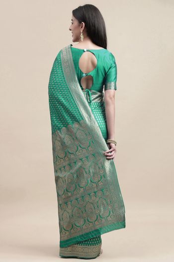 Kanjivaram Silk Woven Work Casual Wear Saree SR03231759