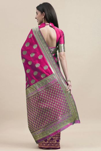 Kanjivaram Silk Woven Work Casual Wear Saree SR03231735