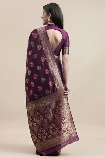 Kanjivaram Silk Woven Work Casual Wear Saree SR03231752