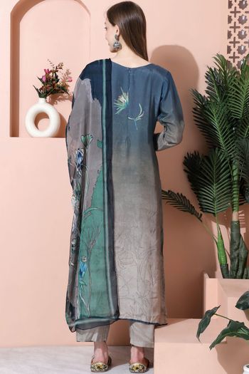 Muslin Semi Stitched Pant Style Suit SM04580704