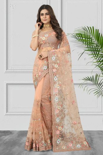 Net Designer Saree SR01541281