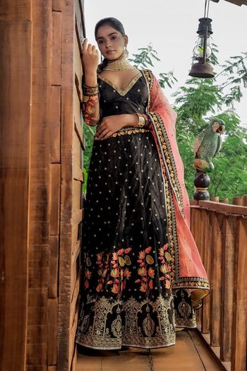 Net Embroidery Lehenga Choli LD03880515