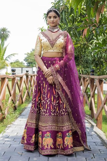 Net Embroidery Lehenga Choli LD03880513