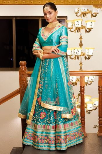 Net Embroidery Lehenga Choli LD03880517