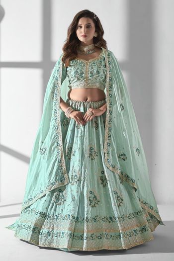 Net Embroidery Lehenga Choli LD03880534