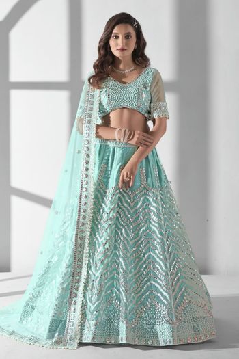 Net Embroidery Lehenga Choli LD03880537