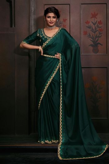 Pure Satin Designer Saree SR01541648