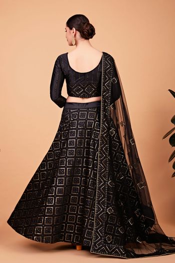 Silk Embroidery Lehenga Choli LD03880569