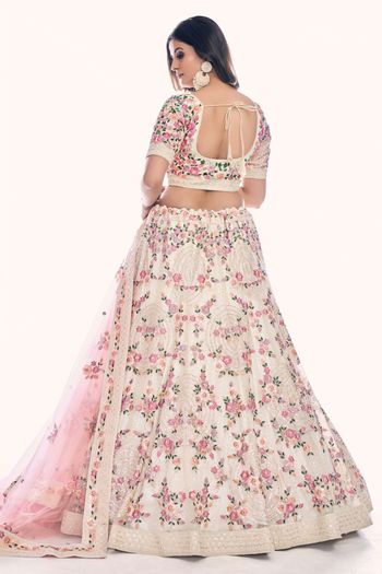 Soft Net Embroidery Lehenga Choli LD04901154