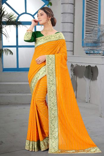 Vichitra Silk Designer Saree SR01541352