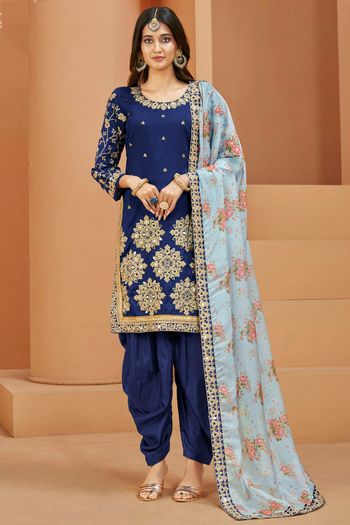 Patiala Suit- Buy Designer Patiala Suits Online at Ninecolours