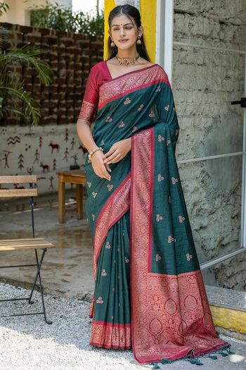 Banarasi Silk Woven Saree SR05800212