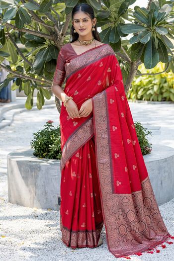 Banarasi Silk Woven Saree SR05800216