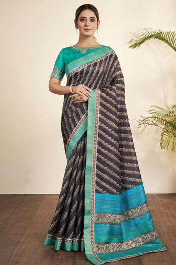 Bhagalpuri Silk Designer Saree SR00430500