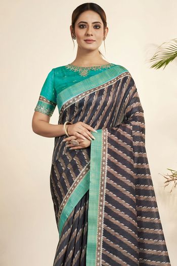 Bhagalpuri Silk Designer Saree SR00430500