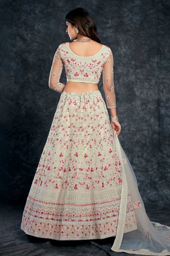 Butterfly Net Semi Stitched Designer Lehenga Choli LD05730076