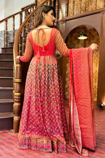 Chanderi Stitched Gown GW01041179