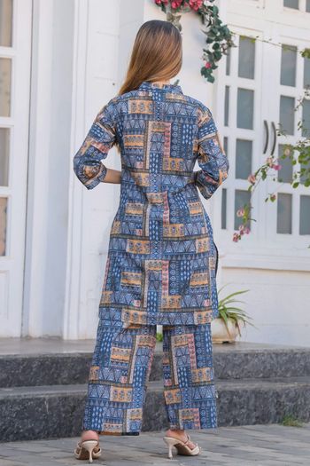 Cotton Digital Print Stitched Co-Ord Set WW05730287