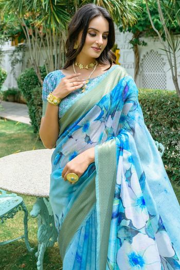 Cotton Digital Printed Saree SR05800357