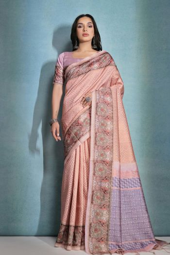 Cotton Silk Handloom Woven Saree SR05800518