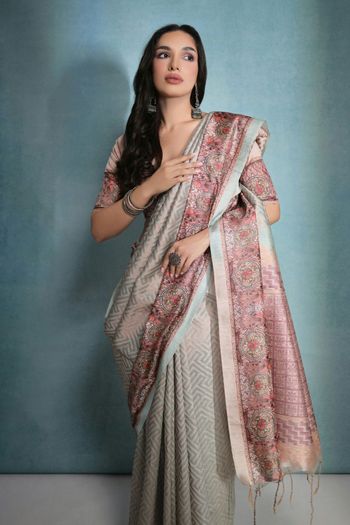 Cotton Silk Handloom Woven Saree SR05800519