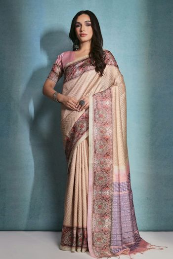 Cotton Silk Handloom Woven Saree SR05800520