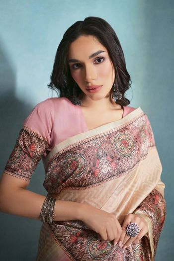 Cotton Silk Handloom Woven Saree SR05800520