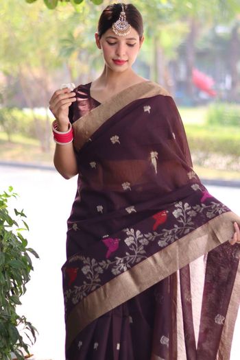 Cotton Silk Thread Woven Saree SR05800348