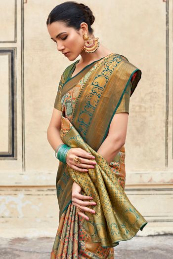 Dharmavaram Silk Woven Work Saree SR01353406