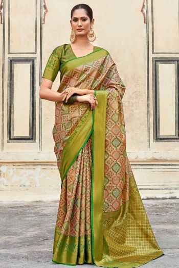 Dharmavaram Silk Woven Work Saree SR01353408