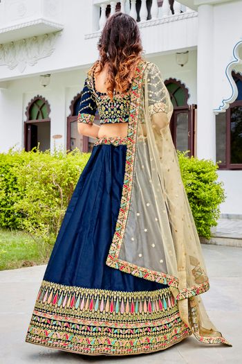 Ferrari Silk Semi Stitched Designer Lehenga Choli LD05730113