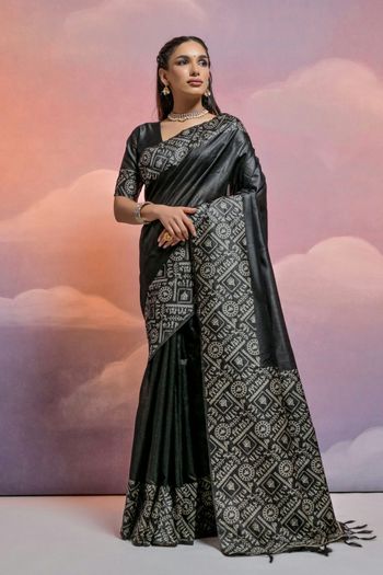 Handloom Raw Silk Handloom Woven Saree SR05800486