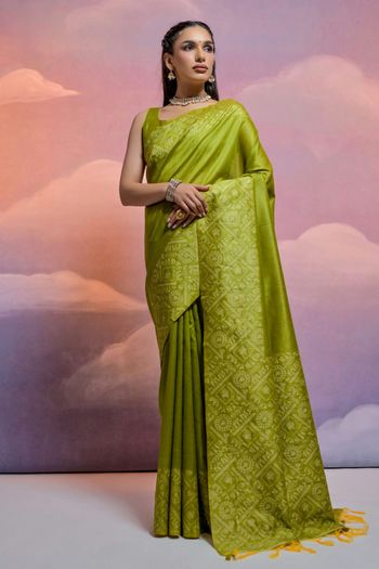 Handloom Raw Silk Handloom Woven Saree SR05800490