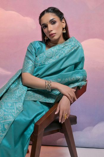 Handloom Raw Silk Handloom Woven Saree SR05800488