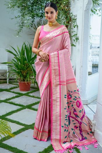 Kanjivaram Silk Meenakari Zari Woven Saree SR05800295