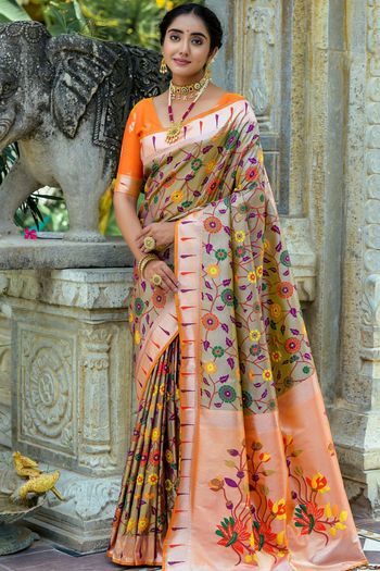 Kanjivaram Silk Meenakari Zari Woven Saree SR05800304