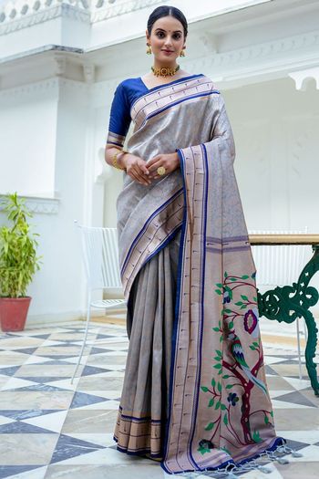 Kanjivaram Silk Meenakari Zari Woven Saree SR05800297