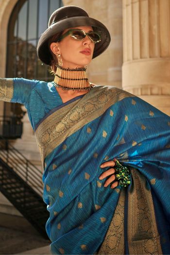 Khadi Silk Woven Work Saree SR01353380