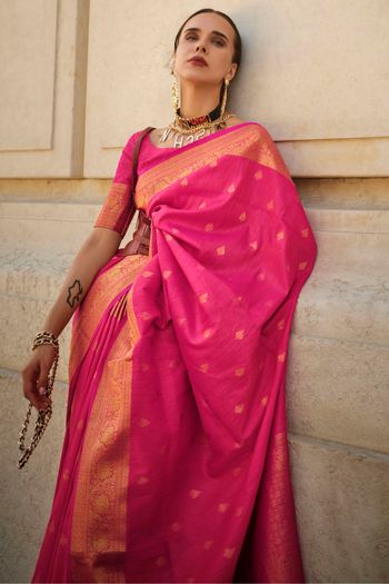 Khadi Silk Woven Work Saree SR01353382