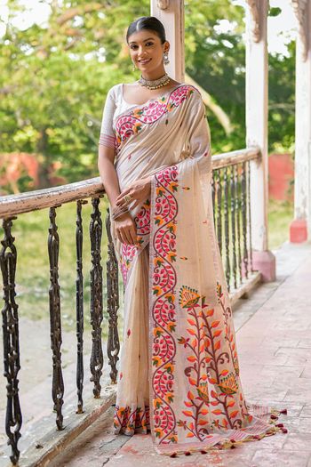 Muga Cotton Woven Saree SR05800184