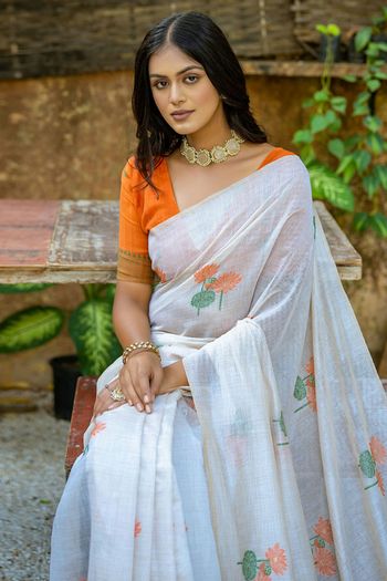 Muga Cotton Woven Saree SR05800188