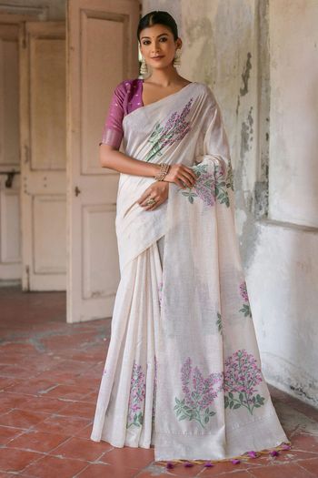 Muga Cotton Woven Saree SR05800195