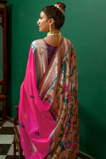 Paithani Silk Zari Woven Saree SR05800402